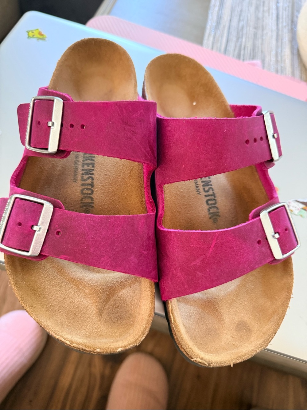 Birkenstock Arizona Two-Strap Sandal - Fuchsia